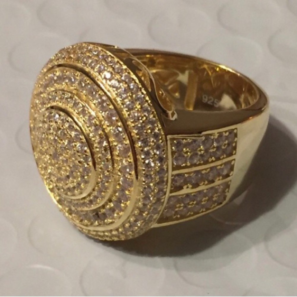 925 SS Gold Plated Rings - Picture 3 of 6
